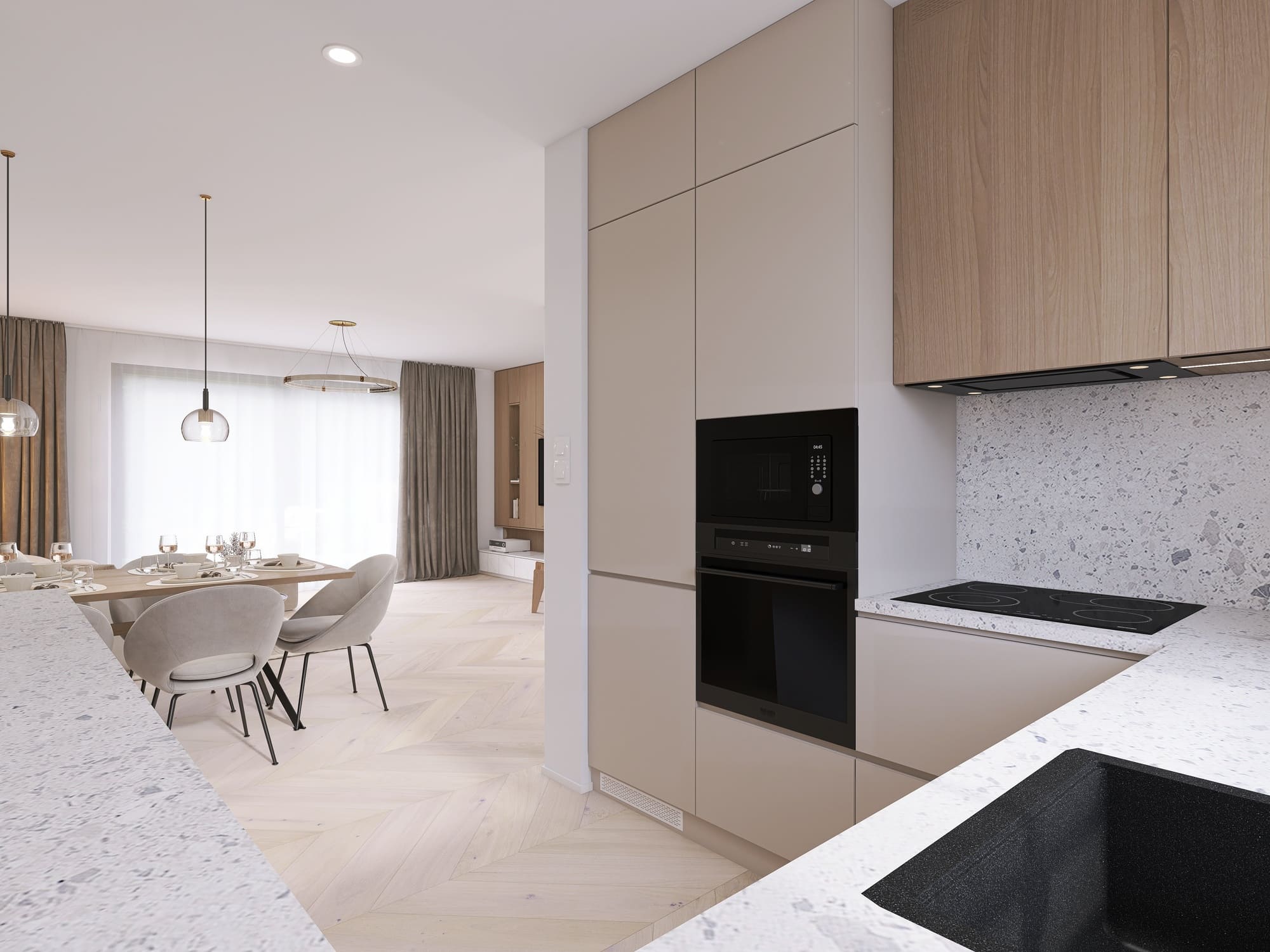 Wizualizacja nowoczesnych domów w Gronowie Górnym